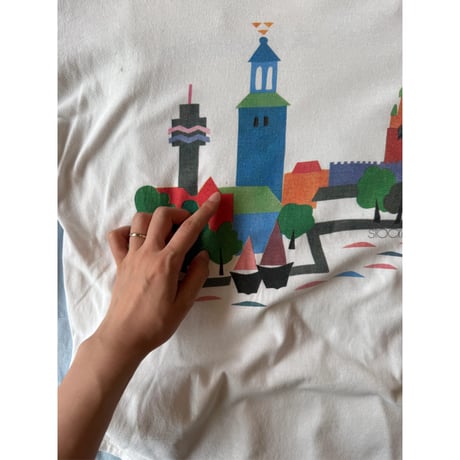 Stockholm print tee
