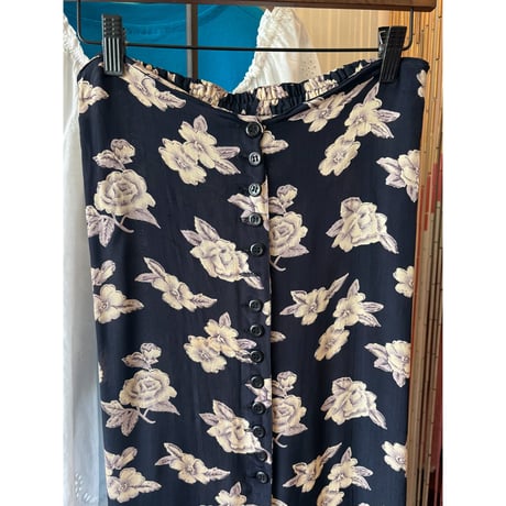 floral pattern skirt