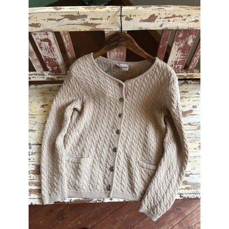 made in Italy cable  knit cardigan