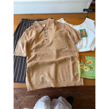 knit polo tops