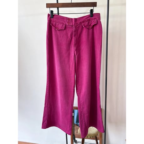 pink high-waist pants