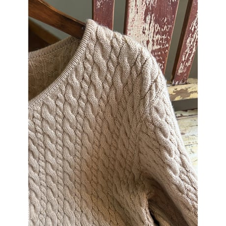 made in Italy cable  knit cardigan