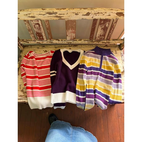 v neck line sweater