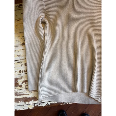 made in Italy rib l/s knit tops