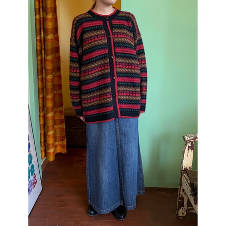 design  knit cardigan