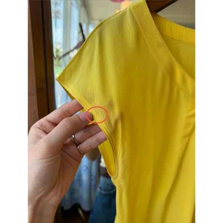 made in Italy silk blouse