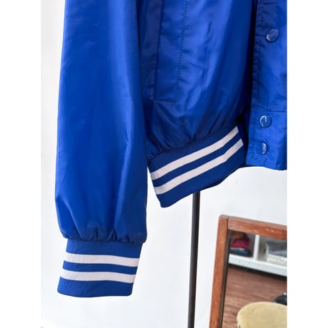 blue nylon jacket