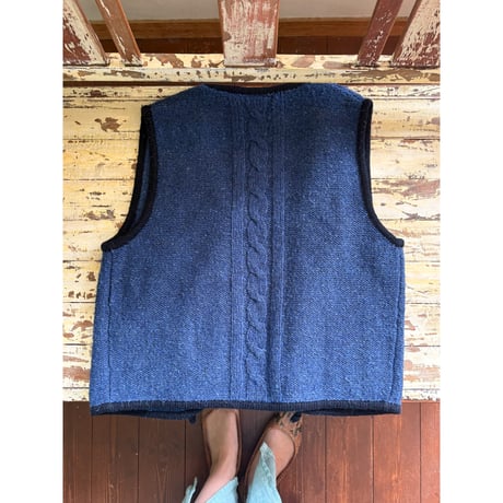 cable knit vest