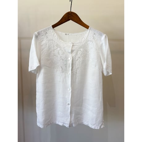 cutwork lace blouse