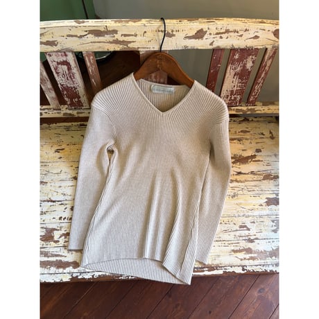 made in Italy rib l/s knit tops