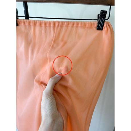 see-through flare pants