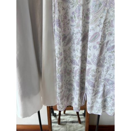 paisley lingerie midi dress