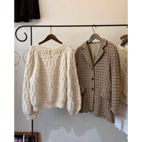 check pattern jacket