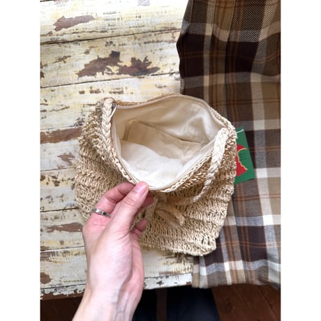 straw shoulder bag