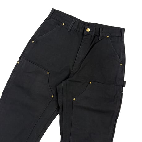 "NOS" Carhartt "Black" "Double Knee" Duck Painter Pants W31 USA製