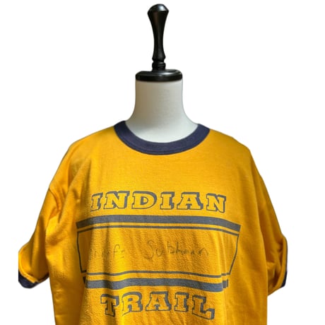 ～80's Unknown "INDIAN TRAIL" Reversible Tee Lサイズ USA製