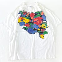 90's LANDS' END "Botanical" Tシャツ USA製