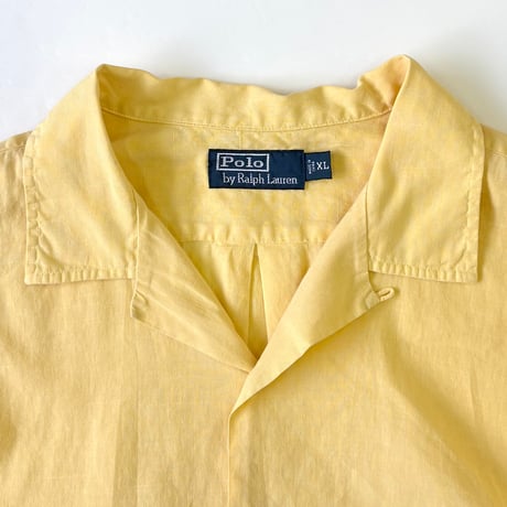 90's～ Polo Ralph Lauren "Linen Cotton" Shirt XLサイズ