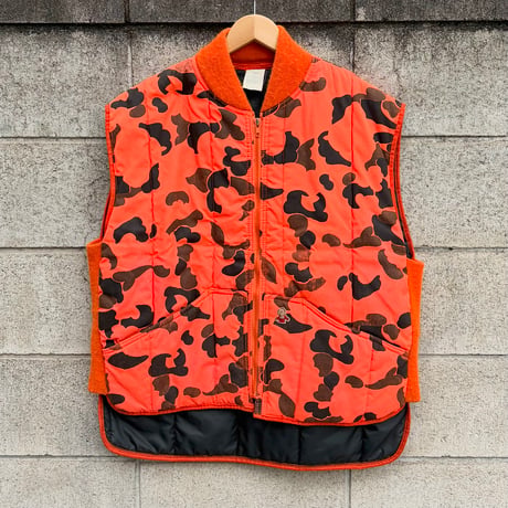 ～80's RefrigiWear Duck Hunter Camo Insulated Vest XLサイズ USA製