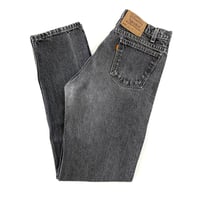 90's Levi's 505 "先染め" Black Denim Pants W33 USA製