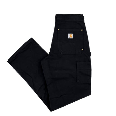"NOS" Carhartt "Black" "Double Knee" Duck Painter Pants W31 USA製