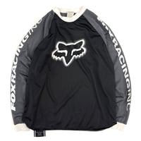 90's～00's Fox Racing "4面" Reversible LS Tシャツ XLサイズ