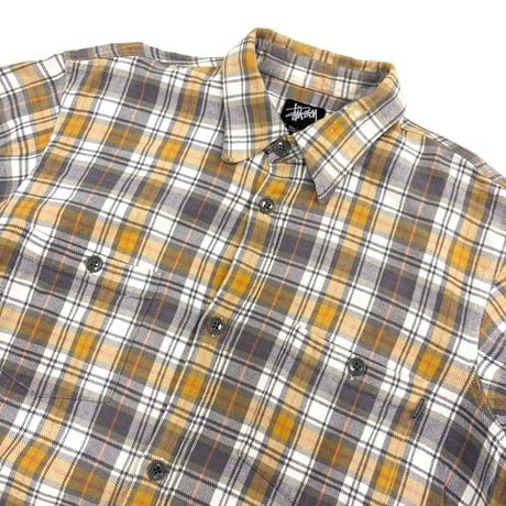 00's Stussy Flannel Shirt Lサイズ