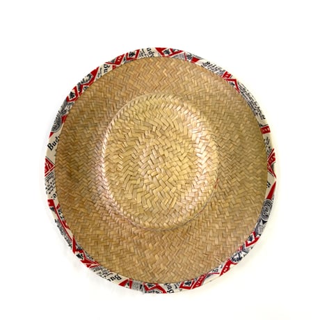"Rare" 70's～80's Budweiser Straw Hat Sサイズ