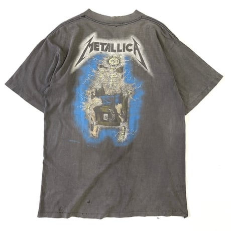"Super Black Fade" 80’s Metallica "Metal Up Your Ass" "両面" Tシャツ Lサイズ USA製