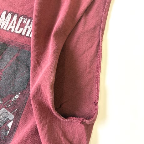 "Cut Off" 90's "RAGE AGAINST THE MACHINE" Tシャツ (fits L)