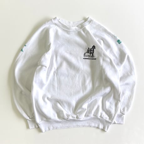 80's unknown "Asics Tiger" "4面" Sweat (fits L)