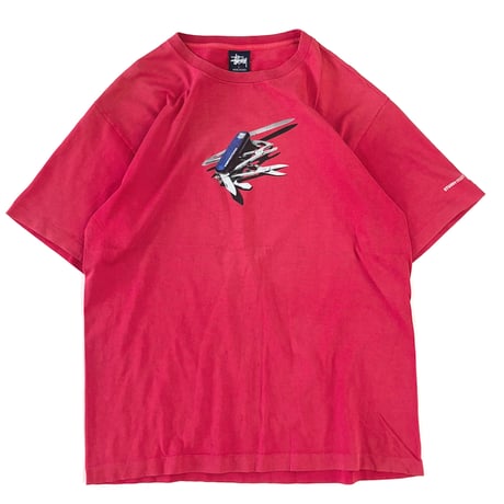 90's OLD STUSSY 紺タグ "Multi Purpose" Tシャツ Lサイズ USA製