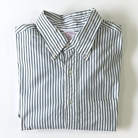 80's～90's Brooks Brothers Stripe BD Shirt USA製
