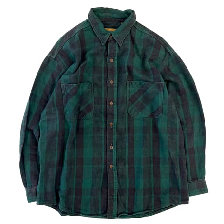 "Good Color" 90's ST John's Bay Check Flannel Shirt Lサイズ