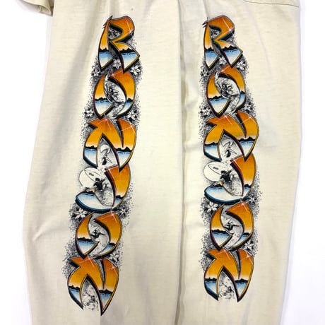 80's～ RON JON "4面" LS Pocket Tee XLサイズ USA製