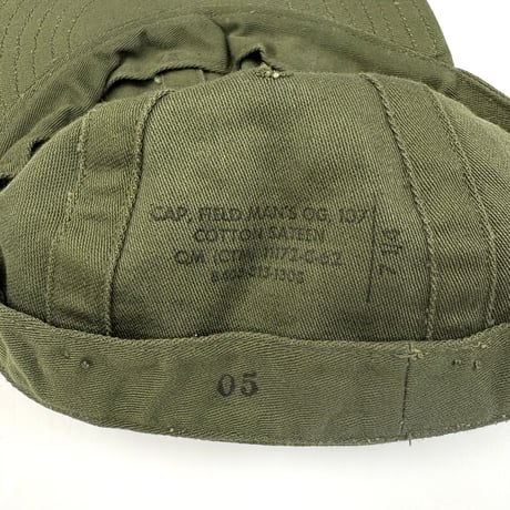 "Rare" NOS～Mint 60's US ARMY OG107 Field Cap 7 1/4