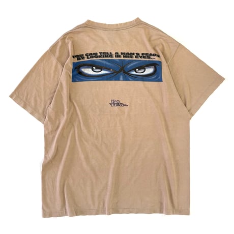 90's NO FEAR "You Can Tell a Man's Fears～" "両面" Tシャツ Lサイズ USA製