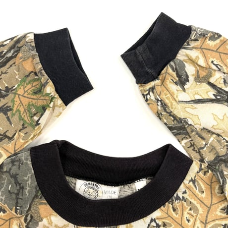 90's Predator Camouflage LS Pocket Tee XLサイズ USA製