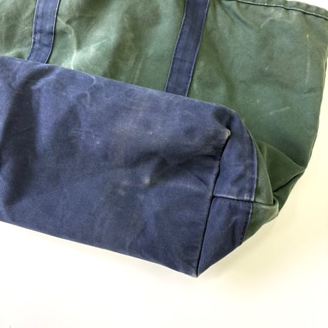 90's LANDS' END "Deluxe Color" "Zip Top" Tote Bag USA製