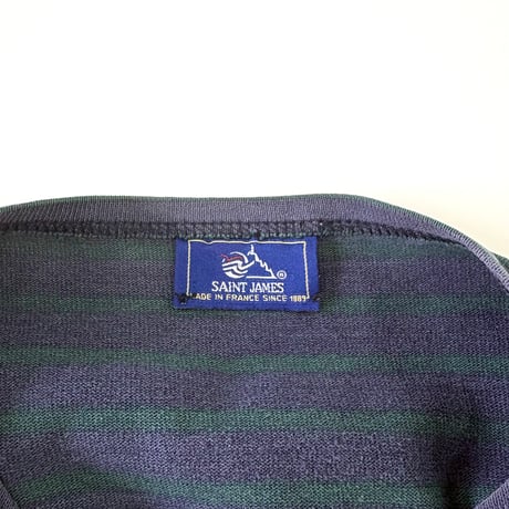 Saint James "Ouessant" Border Shirt MLサイズ FRANCE製