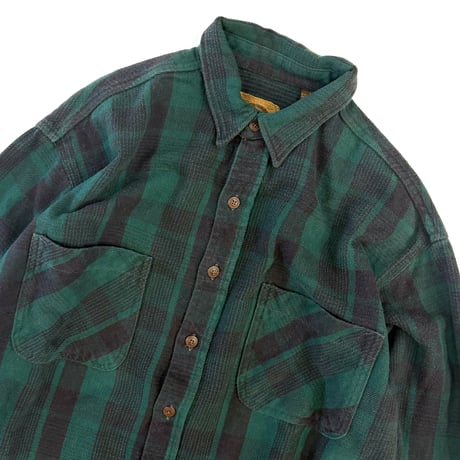 "Good Color" 90's ST John's Bay Check Flannel Shirt Lサイズ