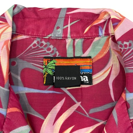 80's Patagonia "Pataloha" "Birds of Paradise" Rayon Shirt Sサイズ