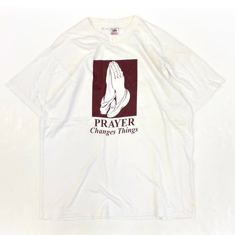 90's Fruit of the loom "Prayer" Tシャツ XLサイズ USA製