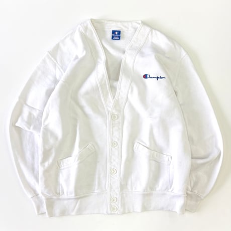 80's〜90's CHAMPION "パチポケ" Sweat Cardigan XLサイズ USA製