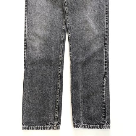 90's Levi's 505 "先染め" Black Denim Pants W33 USA製