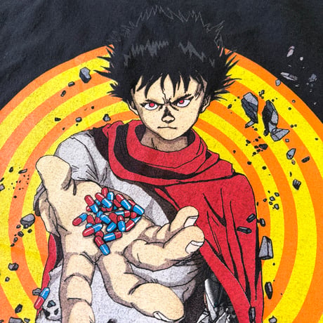 Bootleg AKIRA "Cyber Punk Tokyo Disorder" "両面" Tシャツ 2Xサイズ