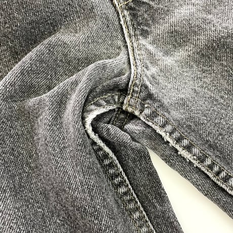90's Levi's 505 "先染め" Black Denim Pants W33 USA製