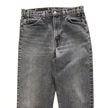 90's Levi's 505 "先染め" Black Denim Pants W33 USA製