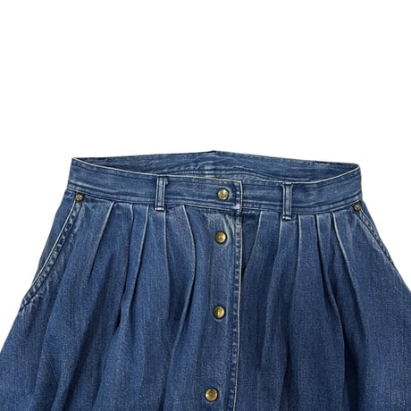 90's~ Gloria Vanderbilt Denim Skirt