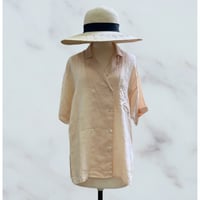 80's～ Penny Black Linen SS Shirt Jacket ITALY製